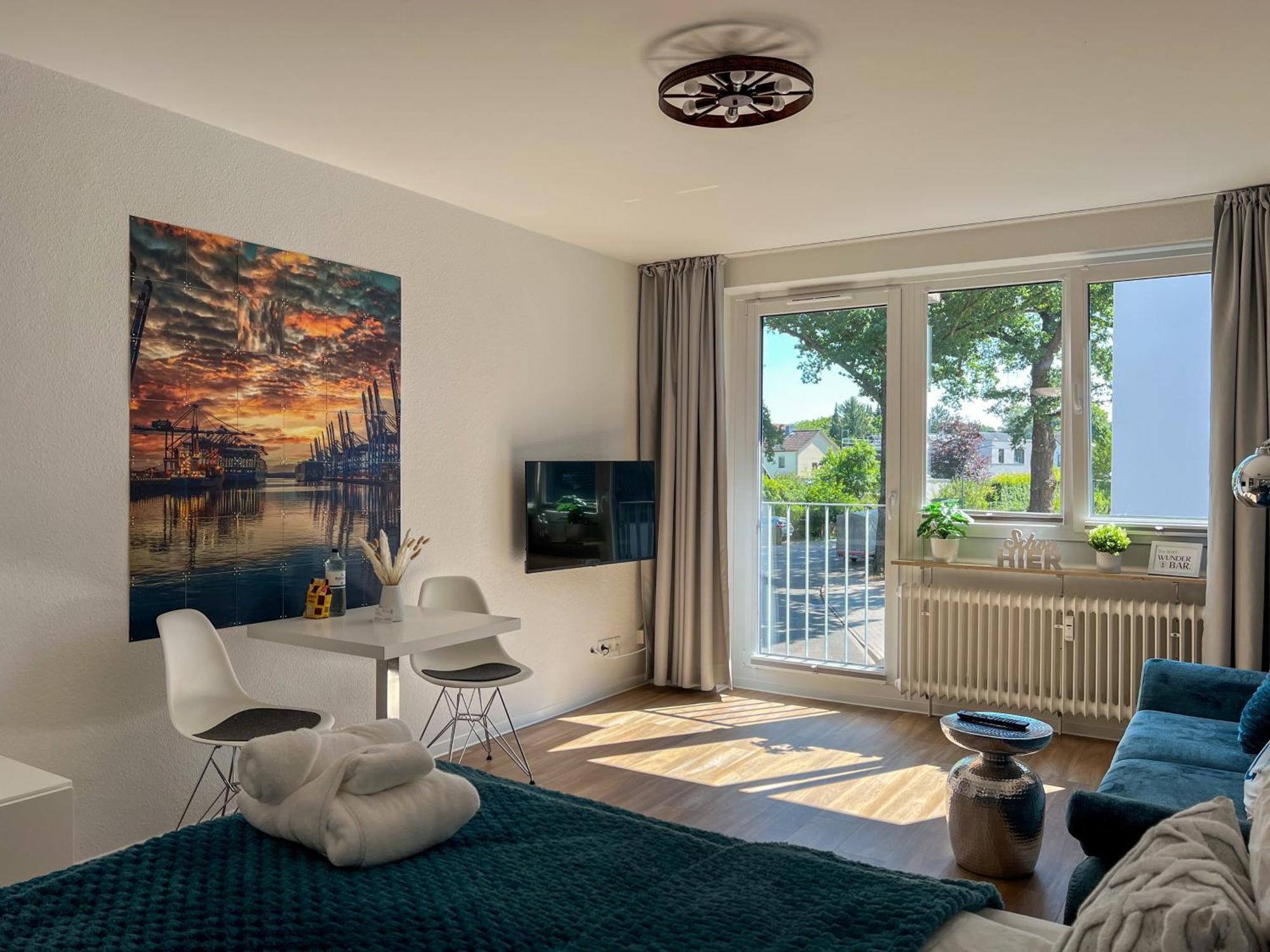 Ankerherz Appartements Bei Blankenese Hamburk Pokoj fotografie